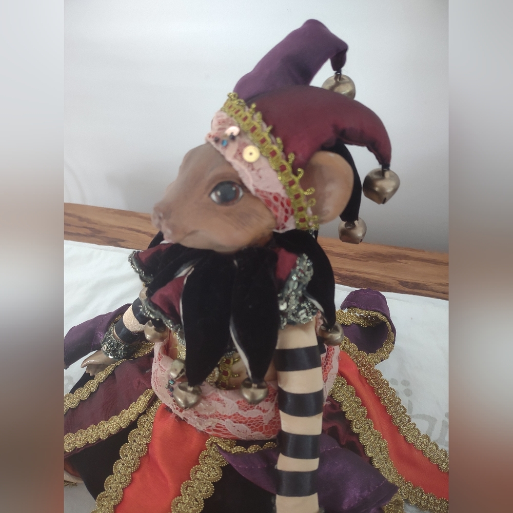 Authentic Katherine's Collection Court Jester Fall Mouse - Picture 2 of 10
